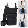 Shopping Bags Water Bottle Holder Adjustable Wide Strap Puffer Tote Portable Pouch Soft For Outdoor Travel