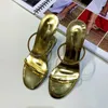 Sandalet ippeum metalik gümüş takozlar 2024 Yaz Tasarım Metal Diş Yüksek topuklu seksi pembe terlik Kadın Y2K Ayakkabı
