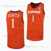 2024 Clemson Tigers Basketball 24 PJ Hall Jerseys 4 Ian Schieffelin 11 Joseph Girard III 1 Chase Hunter 5 Jack Clark 2 Dillon Hunter 33 Bas Leyte 32 Daniel Nauseef