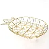 Plates Living Room Retro Pineapple Fruit Basket Bedroom Kitchen Storage Tray Iron Bathroom Tabletop Miscellaneous