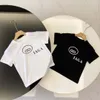 designers Baby t-shirts kids boys girls clothes toddler Cotton tops kid Simple short sleeve t-shirt children white black teesiYxL#