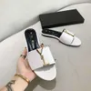 2024 Lyxiga designer Menskvinnor Tistrar Sandaler skor Slide Summer Fashion Wide Flip Flops With Box