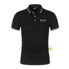 Small Pony Polos herrar Brands Polo Ralph Men Casual Cotton Sleeve Business Chest Letter Clothing Shorts Hylsa STORA och små hästar Laurens kläder Boss Polo