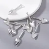 Takılar Moda 20 PCS Gümüş Renkli Metal Alaşım Küçük Fil Çapraz Kolye Fit Mücevher Hayvan Yapımları