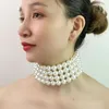 Choker Mutilayers Beads Necklaces For Women Fashion Statement Chunky Collar Necklace Party Wedding Jewelry Accessories