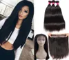 8A Remy Brazilian Virgin Hair Body Wave Straight With 360 Full Lace Closure 8A Brazilian Peruvian Malaysian Indian Human Hair We8487335