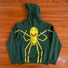 Heren Hoodies Sweatshirts Hiphop Straat CPFM XYZ Hoody Hoge kwaliteit Foam Splash Inkt Geel Gezicht Spider Sweatshirts Casual Los Heren Dames Hoody Q240217