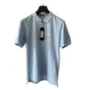 Topstoney polo para hombre marca retro camiseta clásica hombres camisetas bordado manga corta verano solapa color sólido pecho carta decoración tops