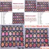 Blush m marca b 12 cores menina rosto beleza maquiagem sheertone faed a joues 6g luxo feminino cosméticos com entrega da gota saúde otwmw