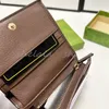 Woman Mini Strawberry Wallets designer cherry wallet card holder luxury lady short wallets fashion cute purse print letters cowhide 5A