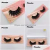 Faux cils Cils de vison bande invisible cils naturels 3D faux cils FL bande transparente Cilios Posticos livraison directe Healt DHL