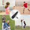 Set di racchette da badminton per adulti 2 pezzi Attrezzatura leggera con impugnatura assorbente del sudore Ideal Sports 240202