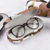1 st dubbelskikt med dubbla användningslinser Boxar Handgjorda skönhetskontaktpartner Box Portable Men Women Glasse Eyewear Accessories 240119
