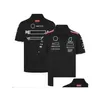 Motorcycle Apparel 2024New F1 Racing T-Shirt Spring And Autumn Team Round Neck Shirt With The Same Customization Drop Delivery Automob Otwp3