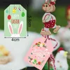 Etiketter Taggar Happy Easter Present Taggar Rabbit Bunny Ear Print Papperskort Förpackning Hang Tag Etiketter Easter Party Decoration Supplies 48st Mix Q240217