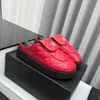 Slajdy projektant drukowany kanał Baotou płaskie sandały muły litery argyle kapcie luksusowe modne marka sandały prawdziwe skórzane flip flop flop buts buty mężczyźni mężczyźni