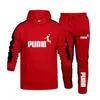 Herrtröjor tröjor herr tracksuit hooded tröjor och joggare byxor högkvalitativa gym kläder höst vinter casual sport hoodie set streetwear t240217