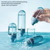 Aufbewahrungsflaschen 50 ml/60 ml/80 ml/100 ml Tragbare Reiseflasche Kunststoff Transparent Leerer Zerstäuber Seifenspenderbehälter