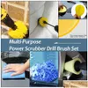 Interior & Car Paint Maintenance Interior Car Paint Maintenance Accessories Detailing Brush Power Scrubber Drill Brushes For Tire Whee Dh4Rt