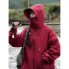 Spring High Quality Hardshell Men's Fashion Waterproof Hooded Outdoor Mountain Climbing Motorcycle Jacket