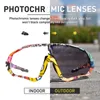 Kapvoe Pochromic Cycling Solglasögon Män kvinnor Road Mtb Mountain Bike Bicycle Glasses Sport Running Eyewear 240130