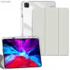 Tablet PC-hoesjes Smart Tablet-hoes TPU-siliconen Krasbestendig en duurzaam Schokbestendige potloodhouder Geschikt voor iPad Pro11/10.2/10.5/10.9/12.9L240217