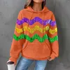 Sudaderas con capucha para mujer, trajes para mujer, novedad, sudadera de carnaval, camisetas de manga larga, gráfico divertido, sudadera con capucha para salir de fiesta