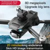 Drones Novo P8 GPS Drone 8K HD Câmera Dupla Posição de Fluxo Óptico Brushless Evitar Obstáculos RC Dobrável Quadcopter Fotografia Aérea YQ240217
