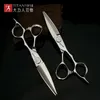 Titan 6Inch Professional Hair Cutting Scissors frisör Stil Barber Tool Frisörs sax 240126