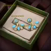 Stud Sier Diamond Color Fashion High End Pearl Studs Women Best Gift 2024 Designer Kolczyki Biżuteria
