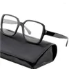 Zonnebrilmonturen LUX Desi Frame All-Match Dames Groot Vierkant Anti-Blauwlicht Bril Plank Fullrim 56-17-140 Voor Recept