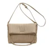 Hoogwaardige crossbody geplooide damestas, nieuwe ketting-niche-okseltas