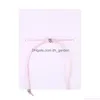 Chain New Arrival Breast Cancer Awareness Charm Bracelet For Women Handmade Braided Pink Rope Chain Vintage Sier Pendant Je Dhgarden Dht5H