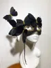 Stage Wear Unisex Singer Dancer Bar Nightclub Butterfly Mask Carnival Rave Costume Halloween Party Masquerade Ball Performance