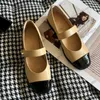 Womens Mary Jane Shoes Designer Dress Fress Low Low Chunky Heels Laiders Ladial