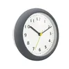Wall Clocks Bathroom Clock With Suction Cup Waterproof For Living Room Home