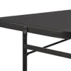 Camp Furniture 6 Foot Bi-Fold Plastic Folding Table Black Camping Equipment