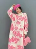 Sukienki swobodne Qing Mo 2024 Zima Koreańska moda