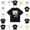 23SS Rhude Mens T Shirt Högkvalitativ Tess Designer Casual Fashion Kort ärm Europe Amerika män kvinnor runt hals tshirts oss storlek s-xl uw3n o4i5