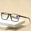 Lunettes de soleil Lunettes de lecture de mode unisexe Sports Blue Light Farsight Lunettes ultralégères transparentes optiques prescription dioptrie lunettes