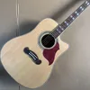 Chitarra acustica 6 corde pannello in abete tastiera in palissandro supporto personalizzazione freeshipping