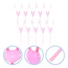 Disposable Cups Straws 10pcs Double Heads Couples Lovers Drinking Valentine Love Heart