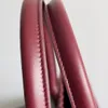 Designer mode vävda axelväskor handväska hobo intrecciato tote hobo väv shoppingväska äkta läder kvinnor dam röd koppling spegel toppkvalitet