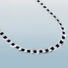 Fine 925 Collier en argent sterling NOUVEAU 925 argent 6 mm 16 pouces 18quot24inch Collier de chaîne de trottoir pour femmes bijoux de mode masculine3124183