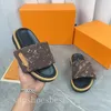 Sandálias de designer chinelos marca de luxo lona dedo do pé quadrado carta bordado verão moda sandália plana fundo mule praia