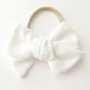 Hårtillbehör baby pannband 4.5 tum corduory pinwheel båge headwrap flickor nyly hårband