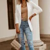 Women's Jackets Women Long-sleeve Casual Solid Blazer 2024 Business Blazers Thin Summer Autumn All-match Female Elegant Formal Tops