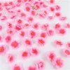 Decorative Flowers Romantic Peach Blossom Simulation Petals Variety Colors Clear Imitation Pattern Road High