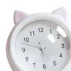 Orologi da tavolo Cute Animal Clock Night Light Tabletop decorazione Creative Piggy Bank scrivania