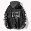 Heren Hoodies Sweatshirts Uw eigen ontwerp Merk/Foto Gepersonaliseerde Aangepaste Mannen Vrouwen Tekst DIY Hoodies Sweatshirt Casual Hoody Kleding Mode Nieuw